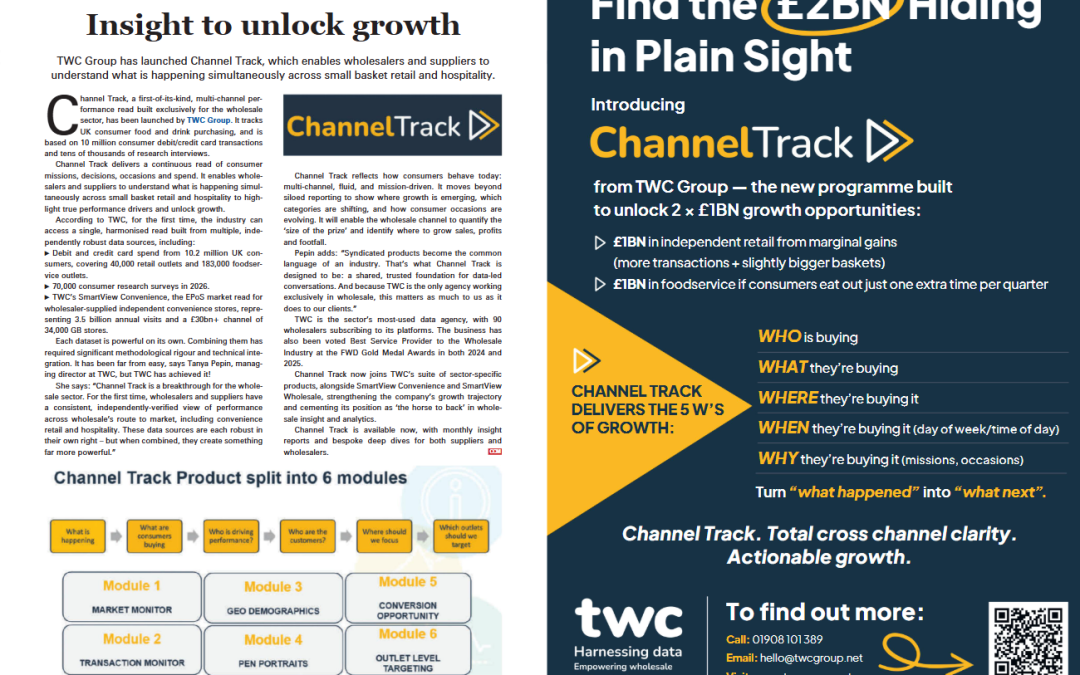 TWC Group featured in Cash & Carry Management: Channel Track Unlocks £2BN Growth Potential
